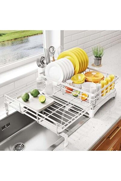 Arabest Dish Drying Rack - Extendable Dish Rack, Large Sink Drying Dish Drain...