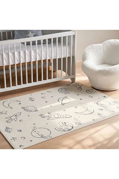 PAN HOME Orbit Adventure Supersoft Rug 120x160cm - White