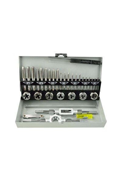 GEKO Set de tarozi și filiere M3-M12, 32 piese, G38301