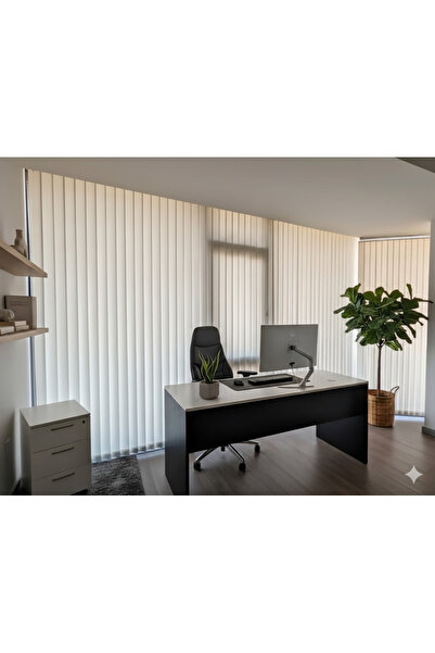 ARTELLA HOMETEX Krem Dikey Stor Perde – İthal Mat – Özel Ölçü– Ücretsiz Monta...