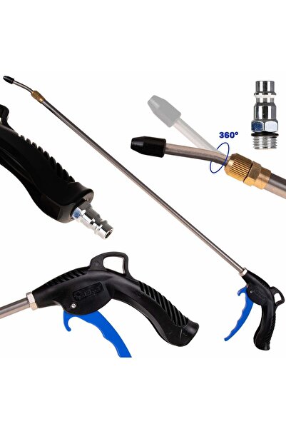 GEKO Pistol de suflat cu lance telescopică, 100 cm, G03118
