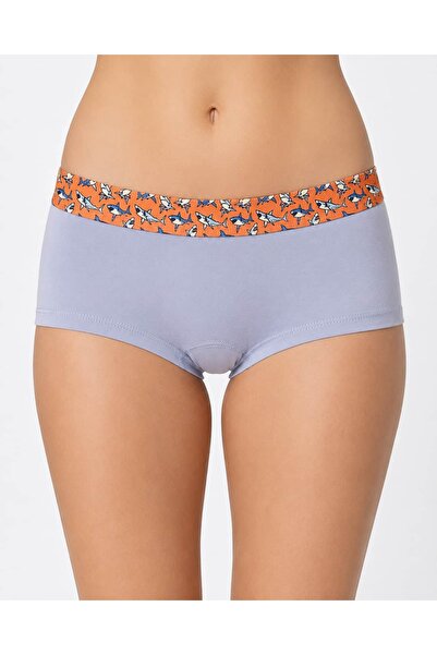 CANMODA Shark Patterned Women's Boxer Briefs Boyshort with Elastic Waist - 95...