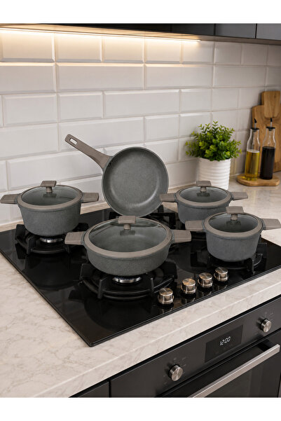 Pierre Cardinn Inoxi̇a Vi̇zon 9 Piece Cookware Set