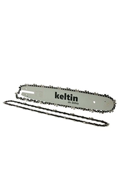 Keltin Lamă de ghidaj și set de 2 lanțuri pentru drujbă Stihl, 14 ", 3/8 ", 5...