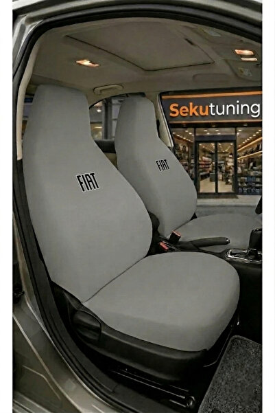 sekutuning Fiat Fiorino Gri (Yeni Siyah Logo) Araç Koltuk Kılıfı Koruyucu Pen...