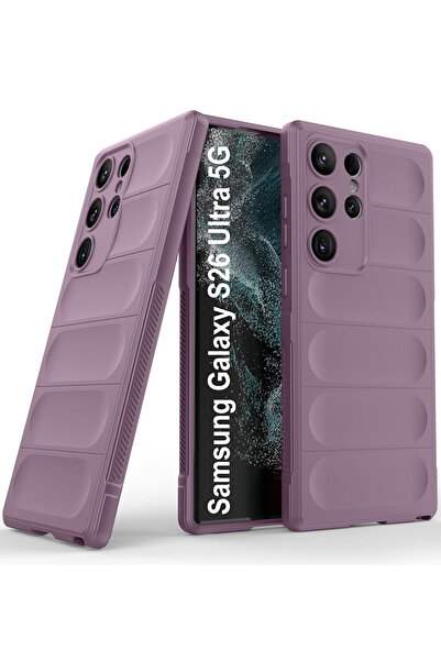 Rivor Samsung Galaxy S26 Ultra Uyumlu Kılıf Kamera Korumalı Parmak İzi Bırakm...