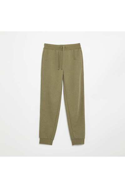 KIABI Plain joggers with elasticated waist GREEN