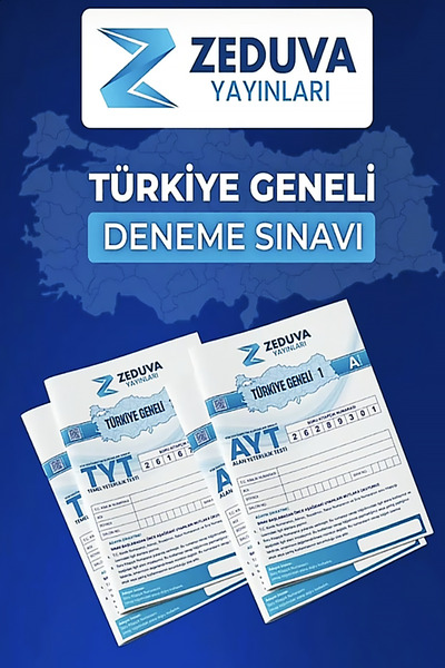 3D Yayınları Zeduva Yayınları TYT AYT Deneme Sınavı Kitapçığı 2li Set (1 + 1)...