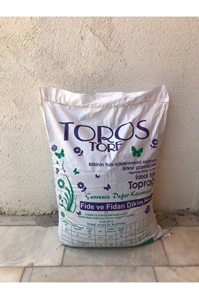TOROS TORF Torf Perlitli Toprak Fide ve Fidan Dikimine Uygun 40 lt