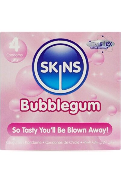 Skins BUBBLEGUM ΠΡΕΜΙΟΥΜ ΠΡΟΦΥΛΑΚΤΙΚΑ ΣΥΣΚΕΥΑΣΙΑ 4 ΤΕΜΑΧΙΩΝ