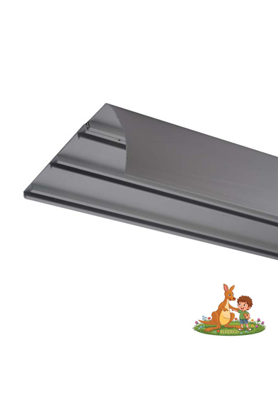 KLEIDECO Sina perdea Aluminiu Kleideco, model BURSA, 3 canale, masca inclusa ...