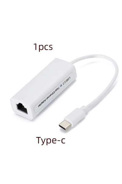 Choice1 كابل إيثرنت USB إلى RJ45 من النوع C، محول تمديد، بطاقة شبكة مايكرو US...