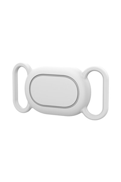 Choice6 White Dog Cat Pet Collar Case for Tag Tracker Waterproof Silicone Pro...