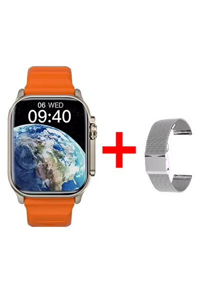 Choice6 Orange and Strap New Watch T900 U2 Smart Watch 49mm 2026 New NFC Men ...