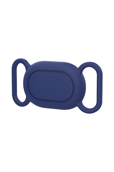 Choice1 Blue Dog Cat Pet Collar Case for Tag Tracker Waterproof Silicone Prot...