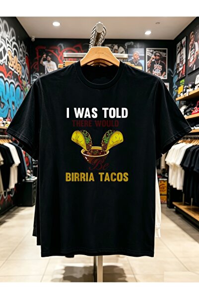 Ekim11 تي شيرت برسومات مضحكة من Birria Tacos للرجال، تي شيرت كاجوال للطعام، ق...
