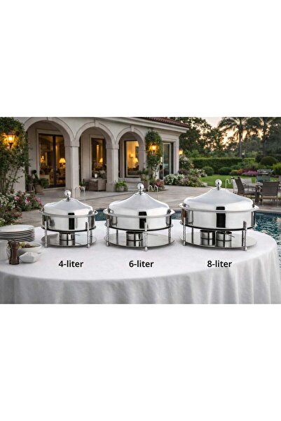 Maxima ✨ Oval Buffet Warmers for Elegant Serving – High-Quality Stainless Ste...