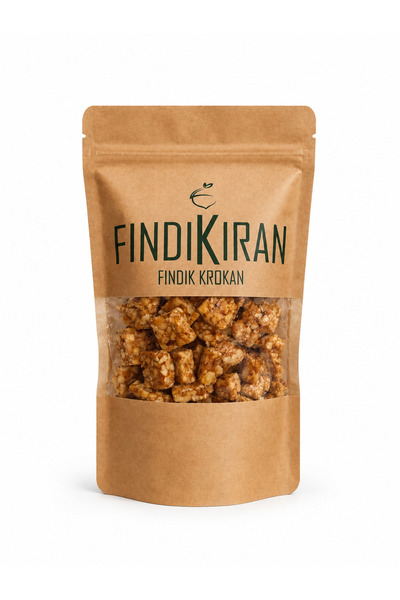 Fındıkıran Fındık Krokan, Kilitli Ambalaj, Günlük Üretim, 400 gr
