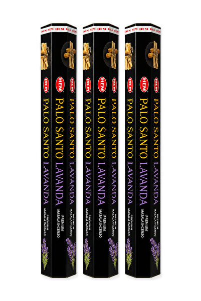Hem Palo Santo Lavandă Premium Masala Tămâie X3