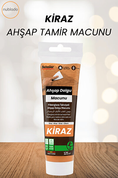 NUBLADO KirazRenk Ahşap Parke Tamir Macunu Mobilya Masa Dolgu Çatlak Çizik Gi...