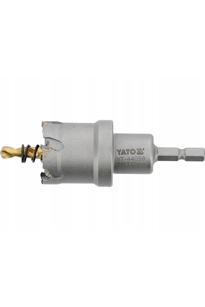 VOREL by YATO Freză pentru metal 32 mm cu carbură de carbon YG10X, coroană TC...