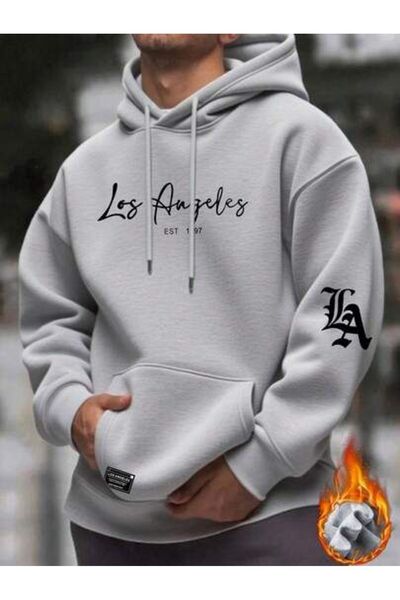 classy moda Unisex Front Graphic Printed Hooded Kangaroo Pocket 3-Thread Comb...