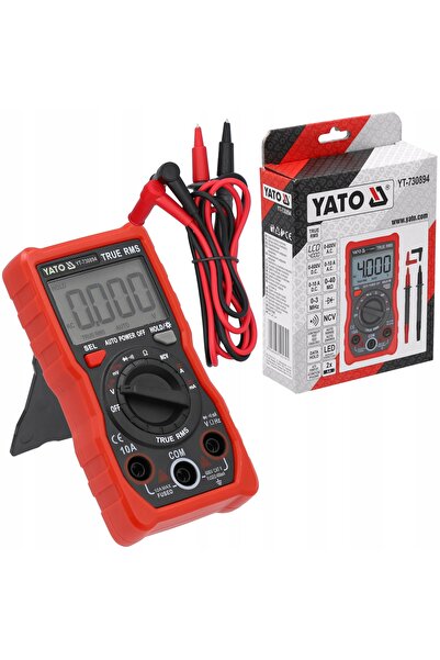 VOREL by YATO YATO Multimetru Digital Universal True RMS LCD 4000 cu Gamă Aut...