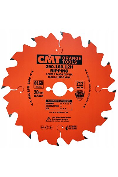 CMT Ferăstrău circular pentru tăiat lemn 160x20mm 12Z 290.160.12H