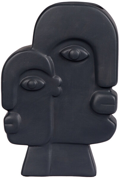 Herdekora Vază decorativă din ceramică Picasso Antracit 19x29 Cm.