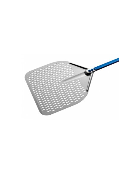GiMetal Lopată pentru pizza Azzurra 45x45cm, L120/170cm, dreptunghiulară perf...