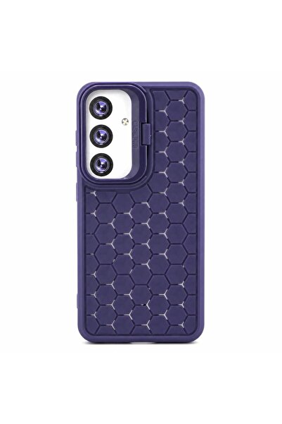 DARA Husa de Protectie TPU, DARA, pentru Samsung Galaxy S24, 3D Cube, cu Inel...
