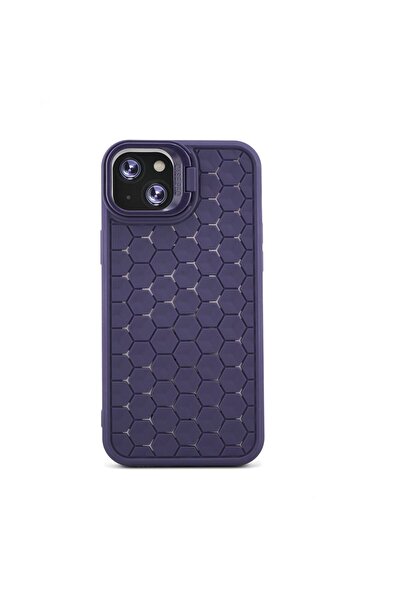 DARA TPU защитен калъф, DARA, за Apple iPhone 15 Plus, 3D Куб, с ринг, защита...