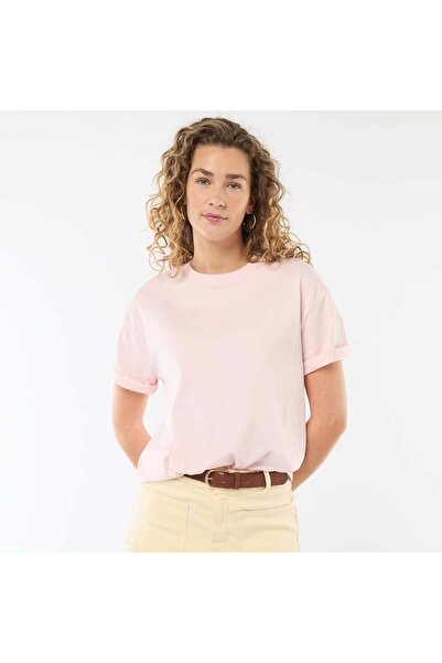 KIABI Oversized Round-Neck T-shirt PINK