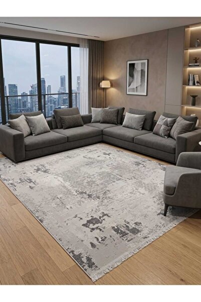 NOVA HALI Bambu Tarz 4 m2 - 6 m2 Metrekare Salon Halısı Antialerjik Dokuma Ha...