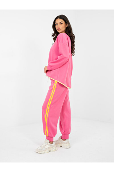 rue parıs Women's Suit, RUE PARIS, Polyester, Long Sleeve, Dark Pink, model I...