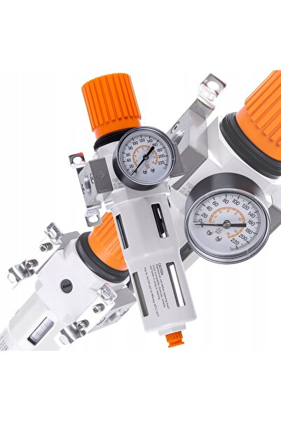 TC Technic Filtru de aer Reductor 16 bar 5 microni Compresor 1/2 " Reglaj blo...