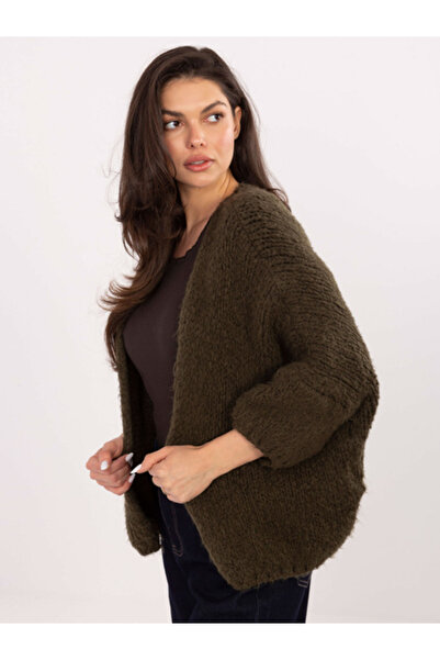 Italy Moda Pulover Dama Maneca lunga, Guler inalt, ITALY MODA, Khaki Eleganta...
