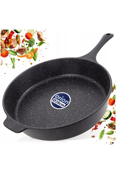 Orionis Tigaie adâncă de granit 28 cm 3 L ORION Grande pentru înăbușire