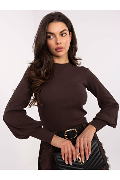 rue parıs Bluza Dama Maneca lunga, Guler inalt, RUE PARIS, Maro Model RV-BZ-5...
