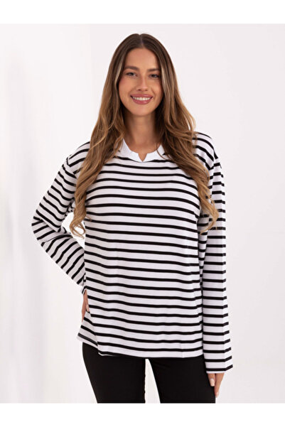 Relevance Bluza Dama, RELEVANCE, Mikromodal, Maneca lunga, Negru, model RV-BZ...