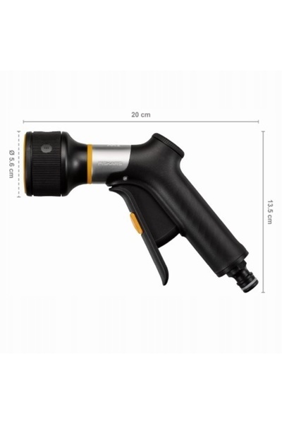FiSKARS Pistol de pulverizare cu 3 funcții pentru udarea FiberComp Front