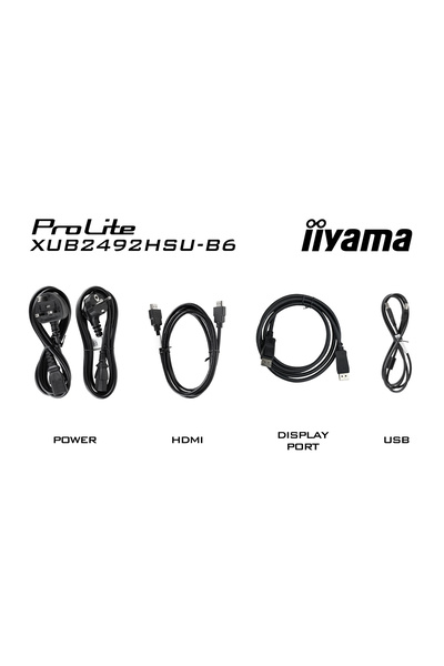 IIYAMA Monitor LED XUB2492HSU-B6 24 inci IPS HDMI DP USB 0,4ms 100Hz
