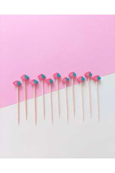 REN AKSESUAR Decorative Cake Toothpicks, Sticks, Ornaments for Birthdays, Org...