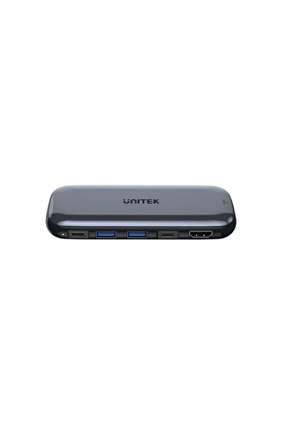 NO BRAND Unitek HUB USB Tip-C -> USB 3.1/Tip-C 10Gbps M.2 HDMI 4K 100W gri