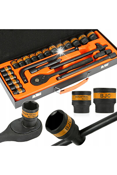 BJC Set de chei tubulare 24 piese, 10 - 32 mm, cu clichet