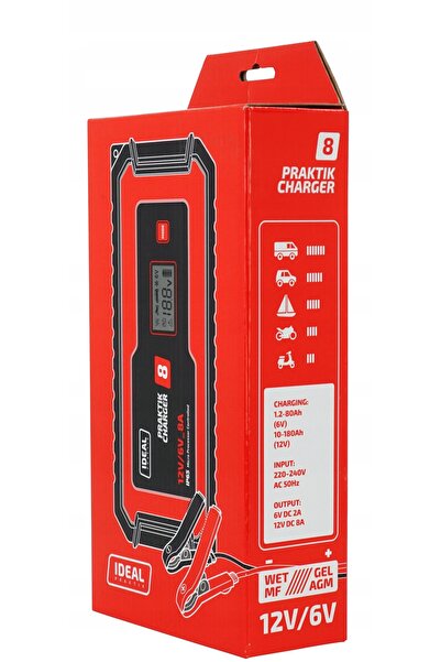 Idealgas Încărcător PRAKTIK CHARGER 8 LCD 6/12V Ideal