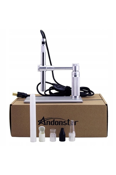 Andonstar Microscop digital A1 USB 1x-500x Iluminare 8xLED pentru service