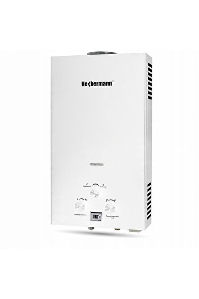 Heckermann Încălzitor de apă prin flux, boiler pe gaz lichid GPL, 18L, 36KW