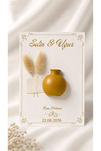 3DCoreStd Kişiye Özel Çiçekli Mini Vazo Magnet | Düğün • Nikah • Söz • Nişan ...