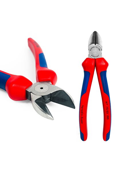 Knipex Clești de tăiat laterali 180mm lustruiți